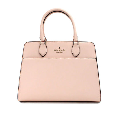 Kate Spade Madison Medium Conch Pink Saffiano Leather Satchel - WanderMart Co.