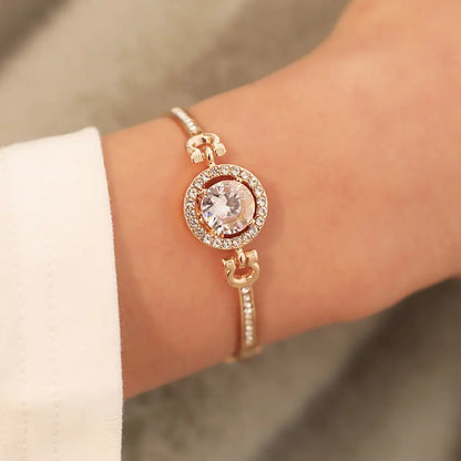 Rose Gold Quartz Wristwatches - WanderMart Co.