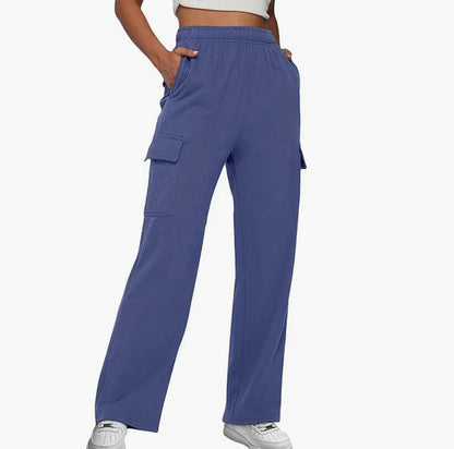 Women's Casual Pocket Overalls: Stylish and Functional Pants - WanderMart Co.