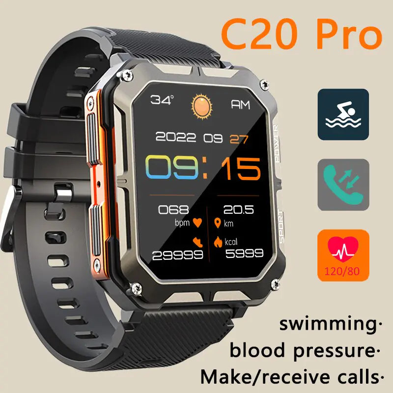 Upgraded Waterproof Smart Watch - WanderMart Co.