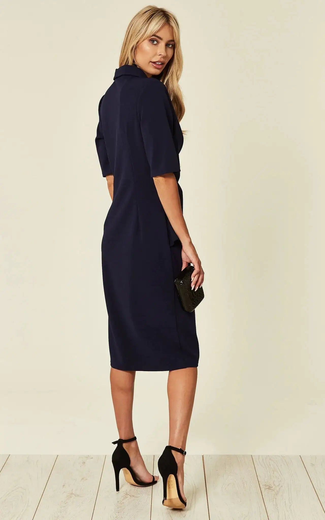 Diane Wrap Blazer Dress - WanderMart Co.