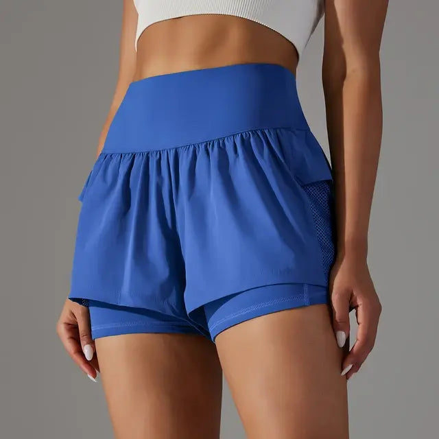 Women Gym Sport Running Shorts - WanderMart Co.