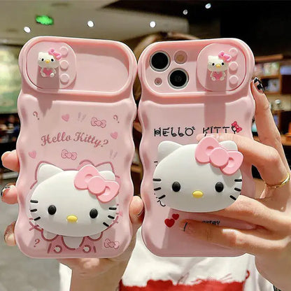 Hello Kitty Sliding Camera Phone Case - WanderMart Co.