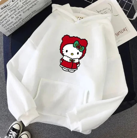 Hello Kitty White Hoodie - WanderMart Co.