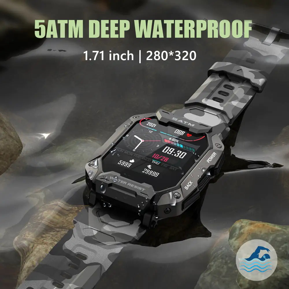 IP68 5ATM Waterproof Smartwatch - WanderMart Co.