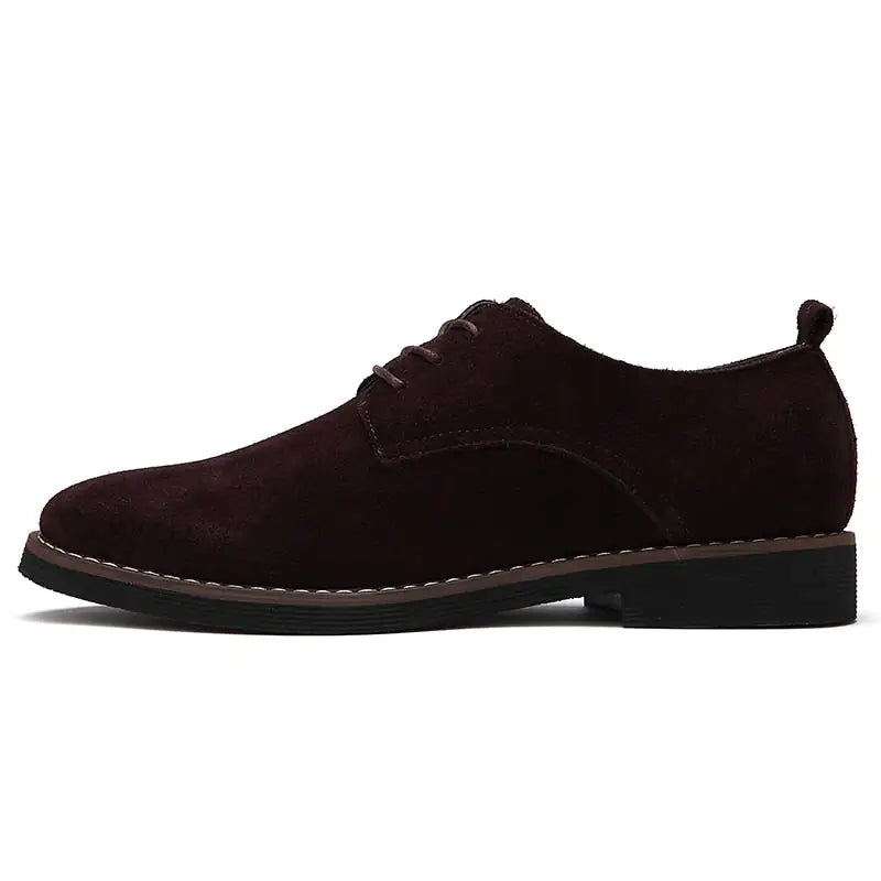 The Roxida - Suede Leather Oxford Shoes For Men - WanderMart Co.