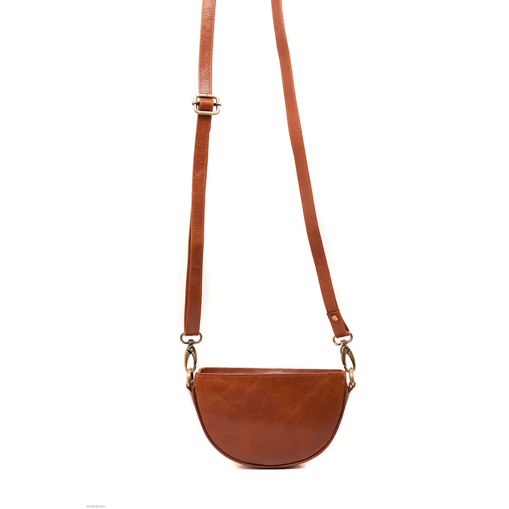 Brown Half Moon Bag - WanderMart Co.