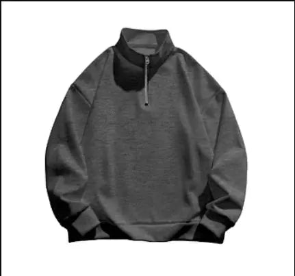 Men's Zipper Hoodie Loose Sports Sweater - WanderMart Co.