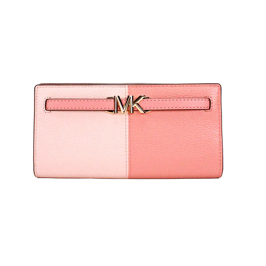 Michael Kors Reed Large Primrose Leather Snap Wallet - WanderMart Co.