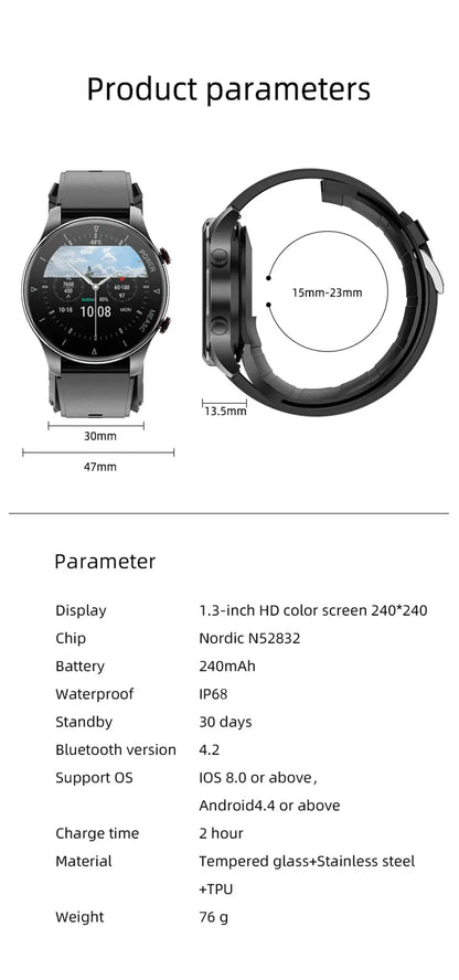 Blood Pressure Watch With Inflatable Airbag - WanderMart Co.