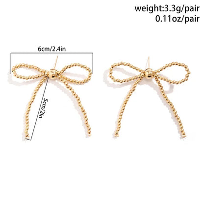 Bowknot Dangle Earrings - WanderMart Co.