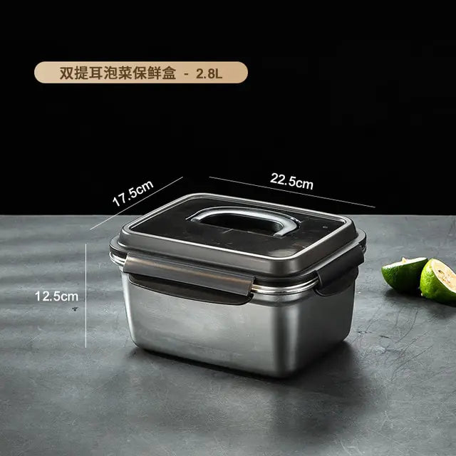 304 Stainless Steel Fresh-Keeping Box - WanderMart Co.