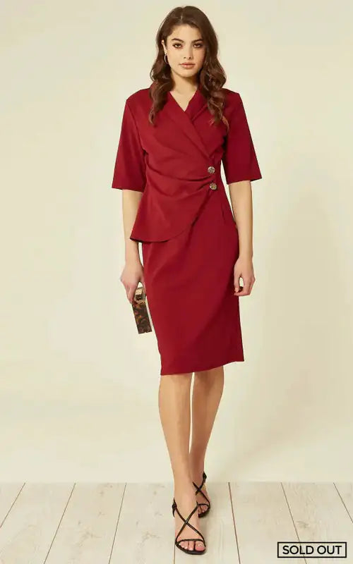 Diane Wrap Blazer Dress - WanderMart Co.