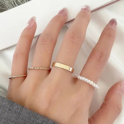 Fashion Boho Crystal Joint Ring Set - WanderMart Co.