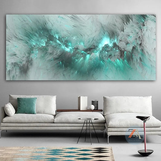 Modern Abstract Oil Painting Canvas - WanderMart Co.