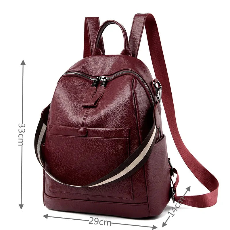 Women's Leather Backpacks - WanderMart Co.