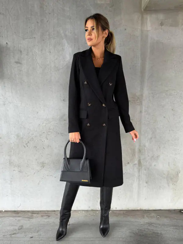 Business Casual Overcoat for Women - WanderMart Co.