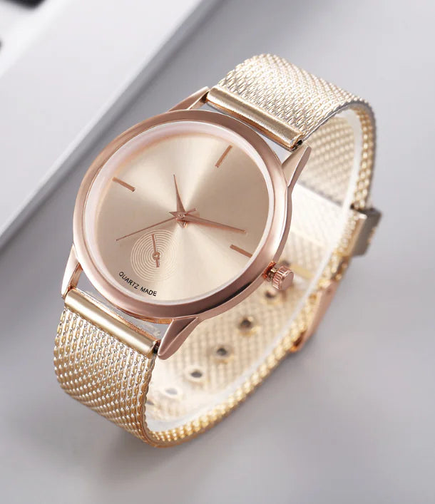 Rose Gold Chic Watch - WanderMart Co.