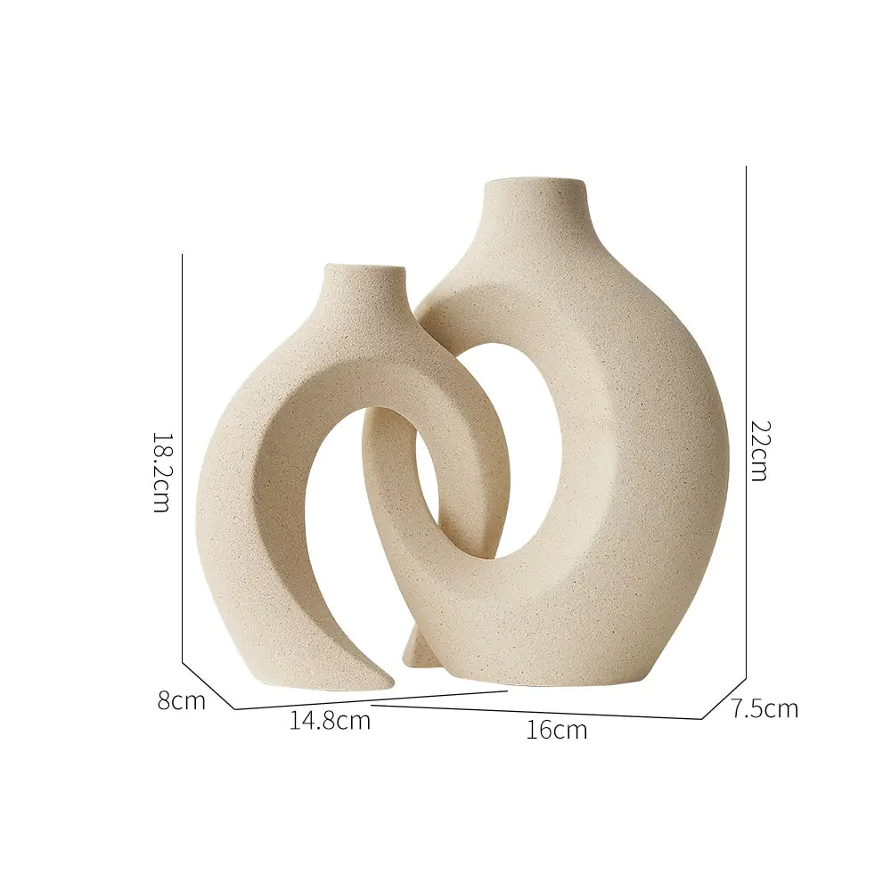 Modern Desk Ceramic Vase - WanderMart Co.