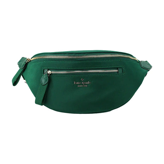 Kate Spade Chelsea Small Deep Jade Nylon Belt Bag - WanderMart Co.