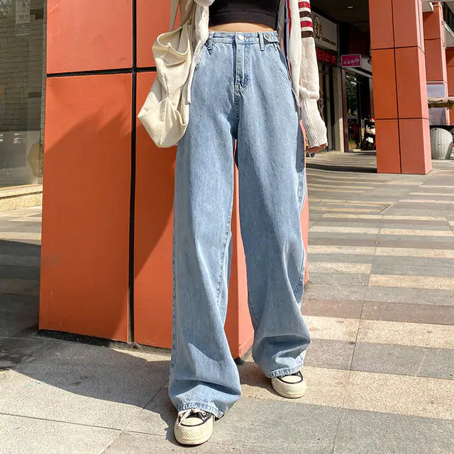 Cargo Solid Baggy Pants - WanderMart Co.