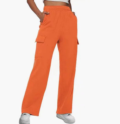 Women's Casual Pocket Overalls: Stylish and Functional Pants - WanderMart Co.