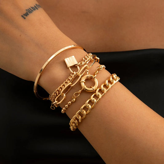 5 Pieces Bohemian Bracelets Set for Women - WanderMart Co.