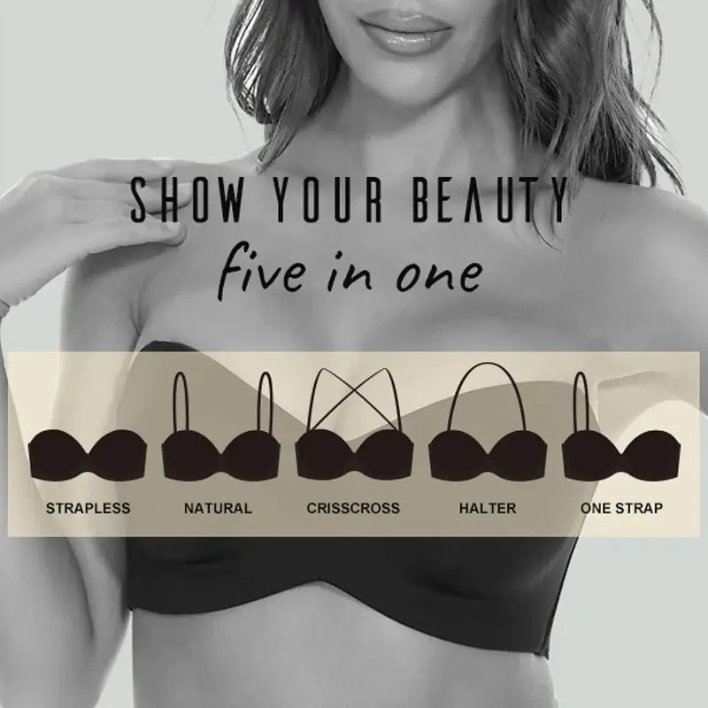 Full Support Strapless Bra - WanderMart Co.