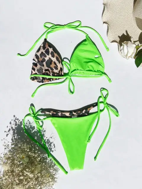 Leopard Bikini - WanderMart Co.