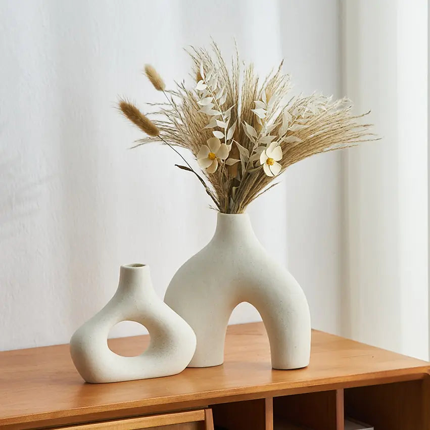 Modern Nordic Style Ceramic Vase - WanderMart Co.