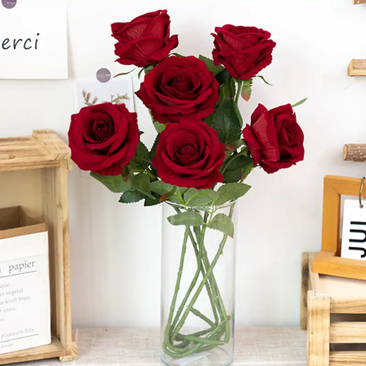 Artificial Rose Flowers - WanderMart Co.