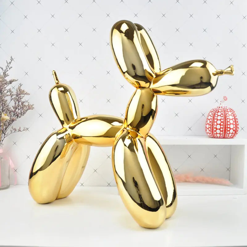 Resin Balloon Dog Statue Figurines - WanderMart Co.