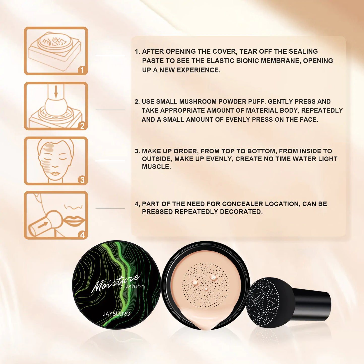 Moisturizing Cream Concealer Makeup - WanderMart Co.