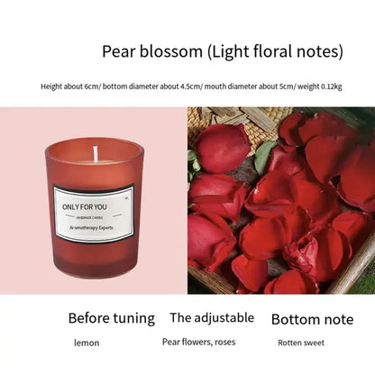 Romantic Floral Aromatherapy Smokeless Candle - WanderMart Co.