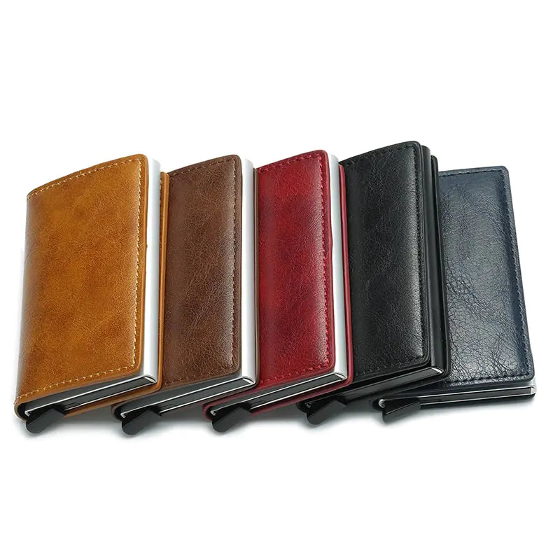 Bank Cards Holders Leather - WanderMart Co.