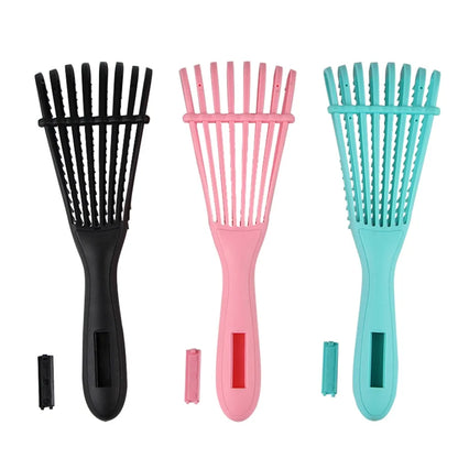 Salon Detangling Brush For Curly Hair - WanderMart Co.