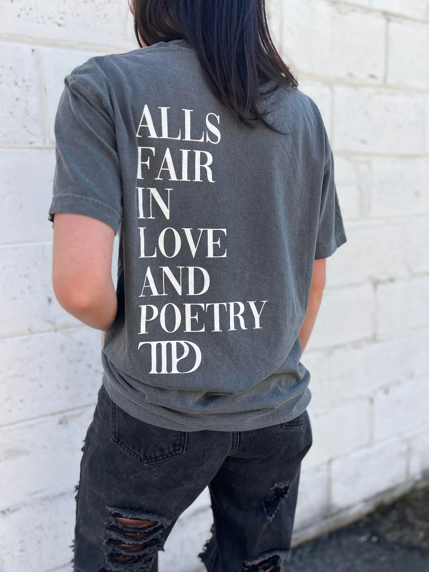 All's Fair in Love and Poetry Tee - WanderMart Co.