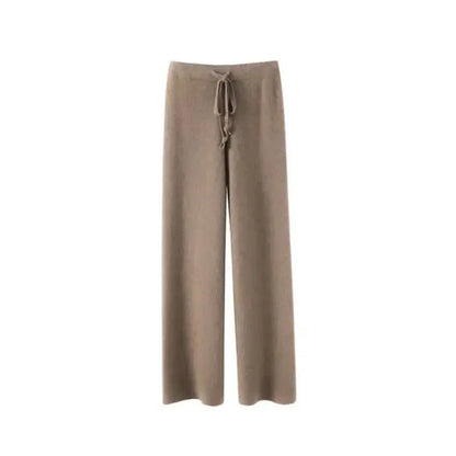 High Waisted Drawstring Pants - WanderMart Co.