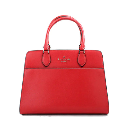 Kate Spade Madison Medium Candied Cherry Saffiano Leather Satchel - WanderMart Co.