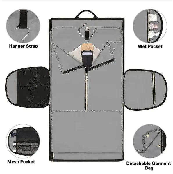 Wear-Resistant Folding Suit Storage Bag - WanderMart Co.