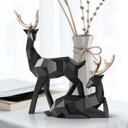 Deer Statue Reindeer Figurines - WanderMart Co.