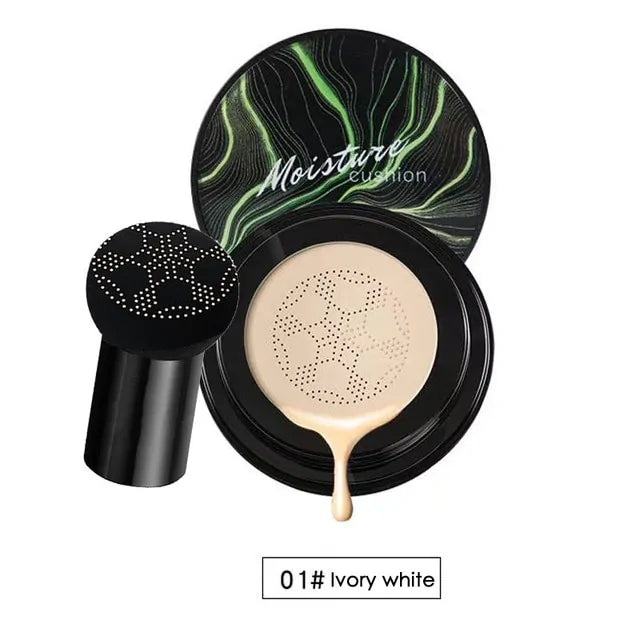 Mushroom Head Air Cushion CC Cream Moisturizing Foundation Air-permeable Natural Brightening Makeup BB Cream Korean cosmetics - WanderMart Co.