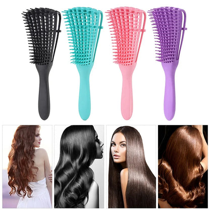 Salon Detangling Brush For Curly Hair - WanderMart Co.