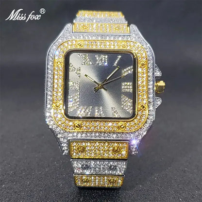 Ice Out Diamond Square Watch - WanderMart Co.