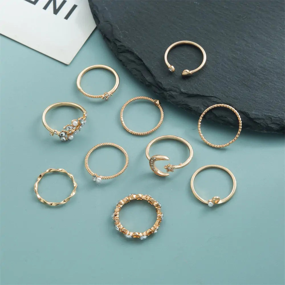 Bohemian Chain Rings - WanderMart Co.