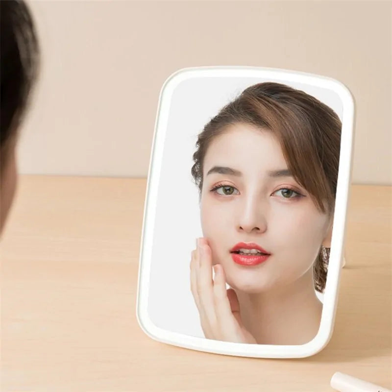 Intelligent Portable Makeup Mirror Desktop Led Light - WanderMart Co.