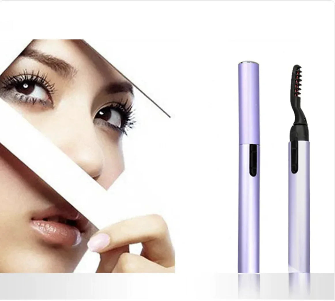 Portable Mini Electric Eyelash Curler for Daily Makeup - WanderMart Co.