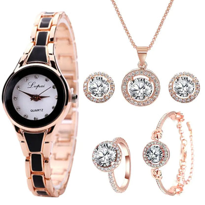 Rose Gold Quartz Wristwatches - WanderMart Co.