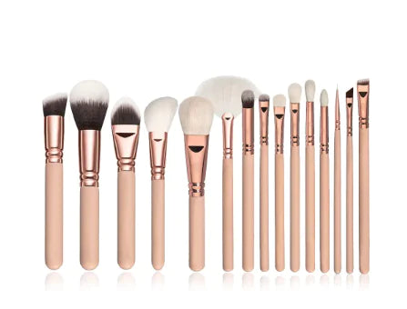 Pink Makeup Brushes Set - WanderMart Co.