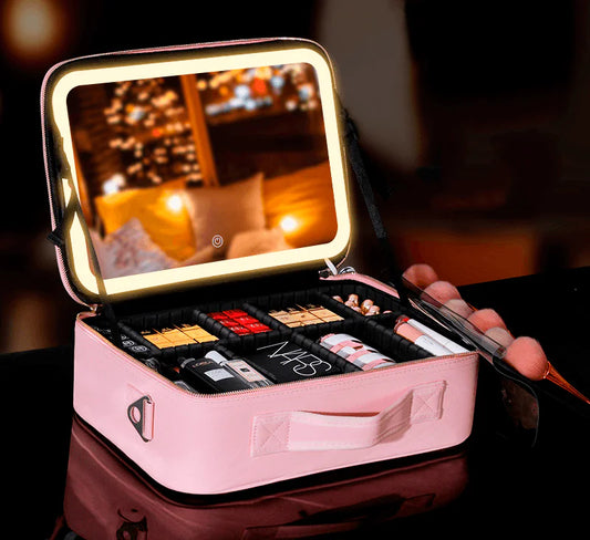 Smart Led Cosmetic Case - WanderMart Co.